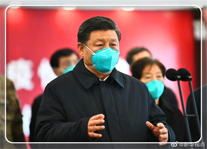 习近平抵武汉考察新冠肺炎疫情防控工作